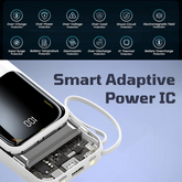 Top view showing wireless charging pad designed for 15W Qi-enabled fast charging